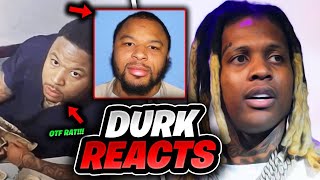 Lil Durk Reacts To Footage Of OTF Jam Snitching [upl. by Ahsenac]