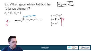 Matematik 3b och 5 Geometriska talföljder och geometrisk summa [upl. by Ssilem56]