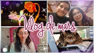 MONTHLY VLOG MARS 2024  Spectacle lumineux anniversaire et coiffeur ♥ [upl. by Euphemia]