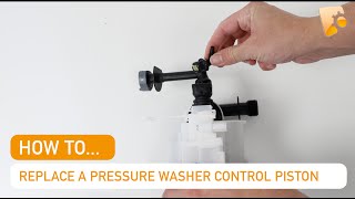 How to Replace Karcher Pressure Washer Control Piston With Nipple K3 [upl. by Adnirim266]