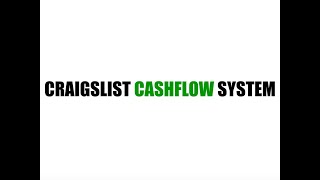 Craigslist Cashflow System  Get The Blueprint [upl. by Leeke]