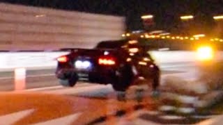 Lamborghini Jump at Tatsumi Aventador SV Gets Air… [upl. by Adnilram457]