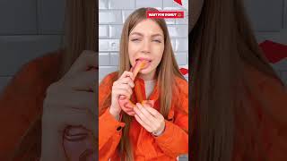 Chocolate Donut 🍩 VS Real Food Challenge shorts youtubeshorts trending [upl. by Buyers599]