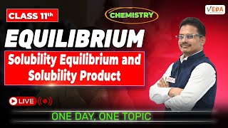 Solubility Equilibrium and Solubility Product  Equilibrium  Class 11  ChemistryOne Day One Topic [upl. by Livvyy]