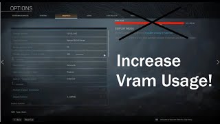 How to Increase Vram Usage in COD Warzone Smoother Gameplay [upl. by Joe]