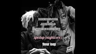 XXXTENTACION amp Juice WRLD EX Bitch x Hate me spedup Nightcore1 hour loop [upl. by Euqirrne]