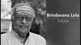 Brindavana Lola Govinda Aravinda  Thodi  Rupakam  Thyagaraja  P S Narayanaswamy [upl. by Kacerek]