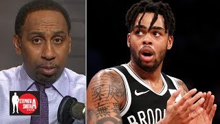 Stephen A gives props to D’Angelo Russell Brooklyn Nets  Stephen A Smith Show [upl. by Ycnuahc15]