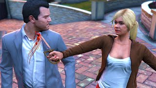 Tracey kills her father  GTA 5 [upl. by Aerdnael]