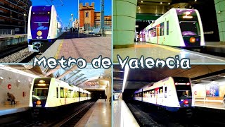 Metro de Valencia  L1  L2  L3  L5  L7  L9  Metrovalencia  ACC84 [upl. by Adnak]