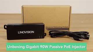 Unboxing the Gigabit 90W Passive PoE Injector  Power Your Devices with Ease [upl. by Nolyar777]