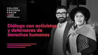 Diálogo con activistas y defensores de derechos humanos [upl. by Hoffert]