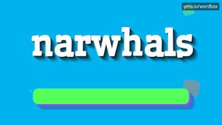 NARWHALS  HOW TO PRONOUNCE NARWHALS [upl. by Mosnar]