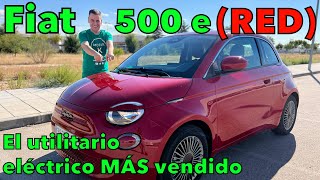 El COCHE ELÉCTRICO utilitario MÁS VENDIDO Fiat 500e berlina RED Review aceleración y consumo MOTORK [upl. by Lorie]