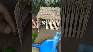 How to make cow shed roof  Rural house mini project [upl. by Grevera]