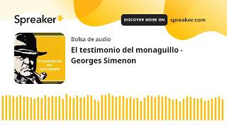 El testimonio del monaguillo  Georges Simenon made with Spreaker [upl. by Annis]