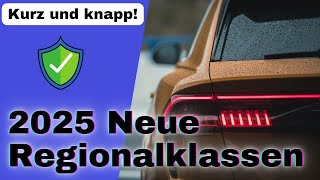 Neue Regionalklassen für 2025  Wird deine Kfz Versicherung jetzt teurer 💸 versicherungen [upl. by Doralynne]