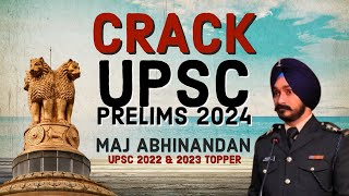 Civil services prelims  Last minute tips  Maj Abhinandan UPSC CSE 2023 Rank 549 upsc upscprelims [upl. by Vocaay]