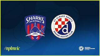 2024 NPLMVIC Round 1 Port Melbourne Sharks SC v St Albans Saints SC [upl. by Adara]