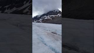 Athabasca Glacier Columbia Icefields nature mountains glacier [upl. by Kentigerma]