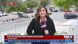 Man Shot By SDPD Officer Near Chollas View Trolley Station [upl. by Carol467]