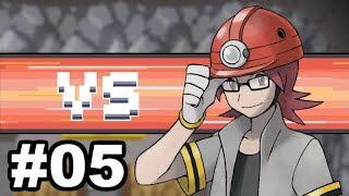 Pokemon Platinum 100 Pokedex  Part 05 Versus Roark [upl. by Eed]