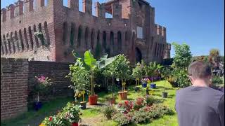 Con il ‘Borgo Fiorito’ festa di colori a Soncino [upl. by Bartolome]