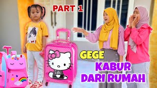 PART 1 GAWAT DEDE BAYI GEGE KABUR DARI RUMAH  CHIKAKU FAMILY [upl. by Domini]