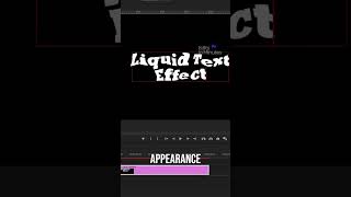 Create a Fluid Text Effect in Adobe Premiere Pro 2024 tutorial premierepro videoeditingsoftware [upl. by Slaughter]