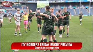 ITV BORDERS FRIDAY RUGBY PREVIEW  30824 [upl. by Allehc]