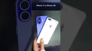 iPhone 7 vs iPhone 16 shorts [upl. by Lienet818]