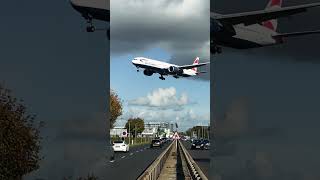 British airways Boeing 777236 coming from Abuja to landing 🛬 Heathrow airport London [upl. by Sexton]