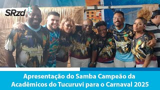 Apresentação do samba campeão da Tucuruvi para o Carnaval 2025 [upl. by Lowenstern603]