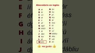 Aprenda el abecedario en ingles en en 1 minuto [upl. by Nysila]