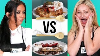 DESSERT CHALLENGE w Amber Scholl amp Kalista Elaine  COOK THAT [upl. by Wurst]