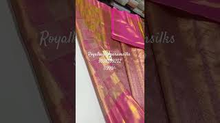 Pure kanchipuram Handloom silk sarees 🤩🤩Price  11999 Silk mark certified [upl. by Atlanta535]