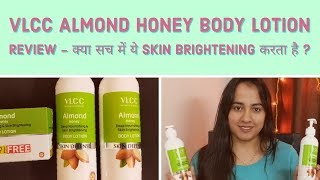 VLCC Almond Honey Deep Nourishing amp Skin Brightening Body Lotion Review in Hindi  Hello Friend TV [upl. by Nahaj]