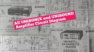 UNISONIX UNISOUND Amplifier Circuit Diagram [upl. by Yelyr794]