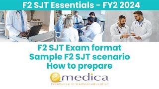 F2 Standalone SJT Essentials 2024  Exam Format Sample Ratings FY2 SJT Scenario  How to Prepare [upl. by Enitsyrk]