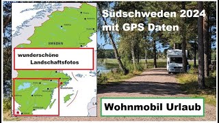 Wohnmobil Urlaub Südschweden GPS DatenStellplatz schweden wohnmobilurlaub wohnmobilstellplatz [upl. by Nellek]