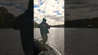 Fall jig fishing waterlandsunglasses rynopower denalirods sunline fish shorts sweaterweather [upl. by Horn349]