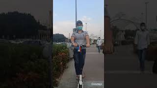 Riding our CRONY X7 amp Migeneric Electric Scooter [upl. by Fulvi611]