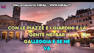 Lucio Dalla  La Sera Dei Miracoli Video Karaoke [upl. by Misti11]