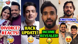 Flying Beast amp Ritu Rathee DIVORCE NEWSReply 😰 Bhuvan Bam EMOTIONAL Techno Gamerz BeerBiceps [upl. by Akinuahs616]