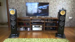 octave hp 300 mk2  bowers and wilkins 804 diamond  nils lofgren  from egemens [upl. by Leumek]