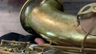 6751 SELMER MARK VI TENOR SAXOPHONE M185955 in progress check 05 [upl. by Ahsieyk724]