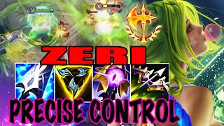 WILD RIFT ZERI ADC GAMEPLAY  PRECISE CONTROL  ZERI BUILD RUNES [upl. by Adaynek]