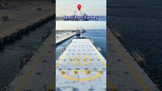 Beautiful Port  Port Izmir  shiplaunch ships sea seaport viralreels viralshorts shiplife [upl. by Raviv]