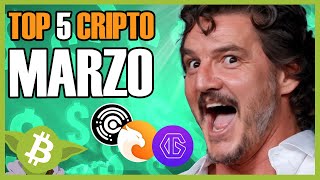 Mejores 5 Criptomonedas para invertir en MARZO – CryptoYoda [upl. by Mcintosh]