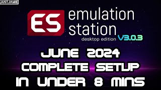 EmulationStation DE V303 ☆ Quick Setup Guide 2024 emulationstation emulator frontend [upl. by Ettelloc]